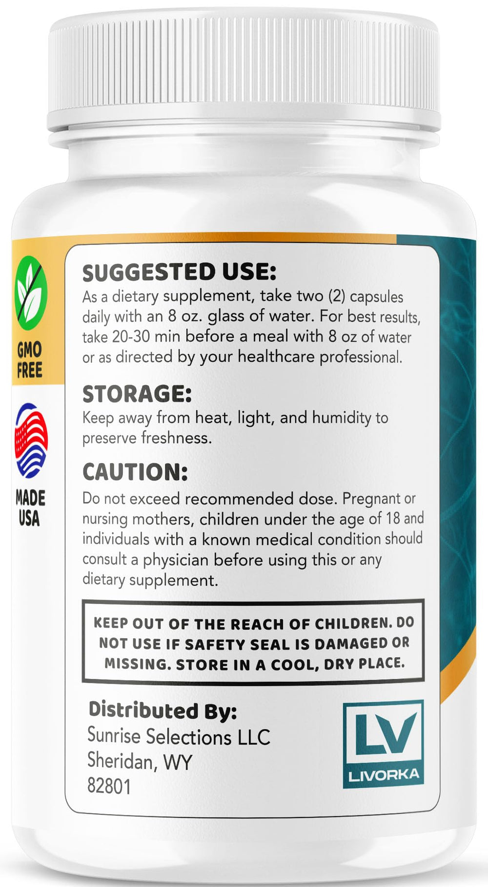 GMP-certified manufacturing facility label