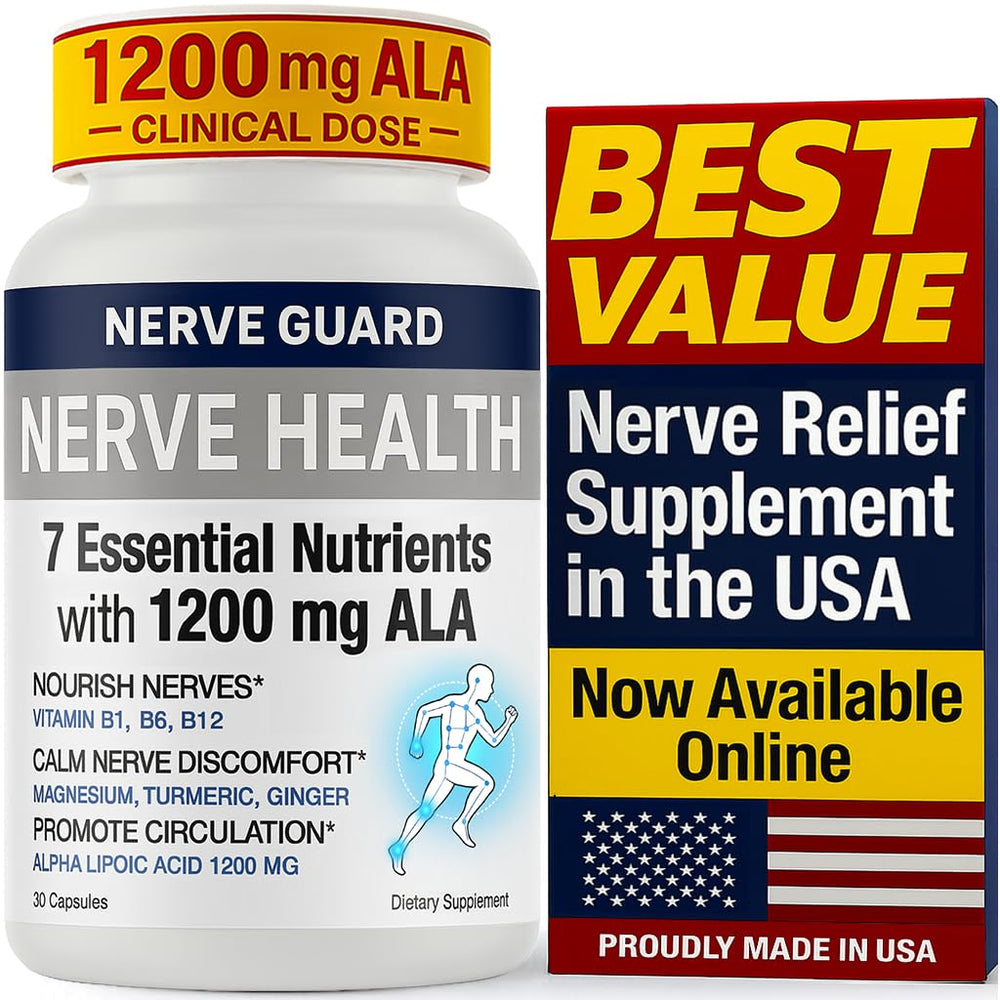 Nerve Guard bottle with 30 capsules