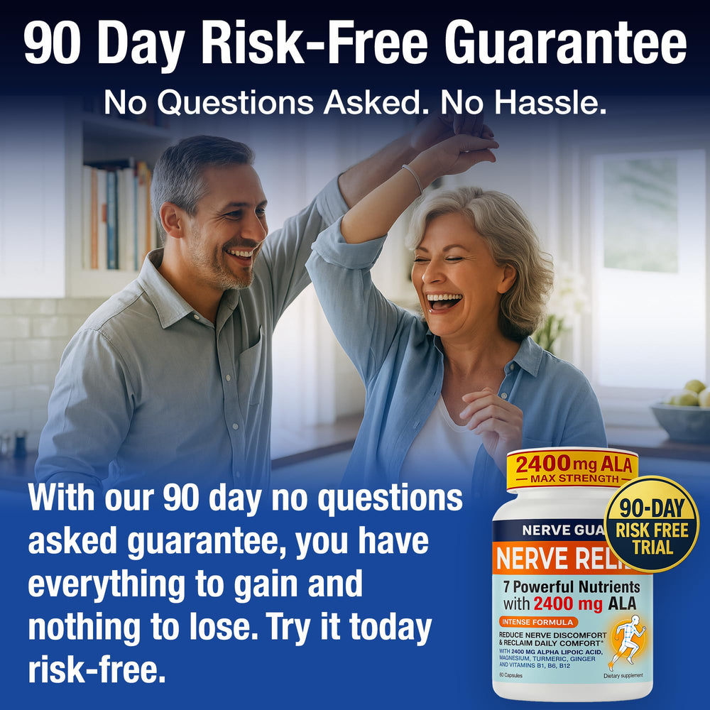 Dosage chart showing 1200 mg and 2400 mg ALA options