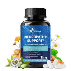 Nerve and peripheral neuropathy supplement with R-ALA and L-Carnitine