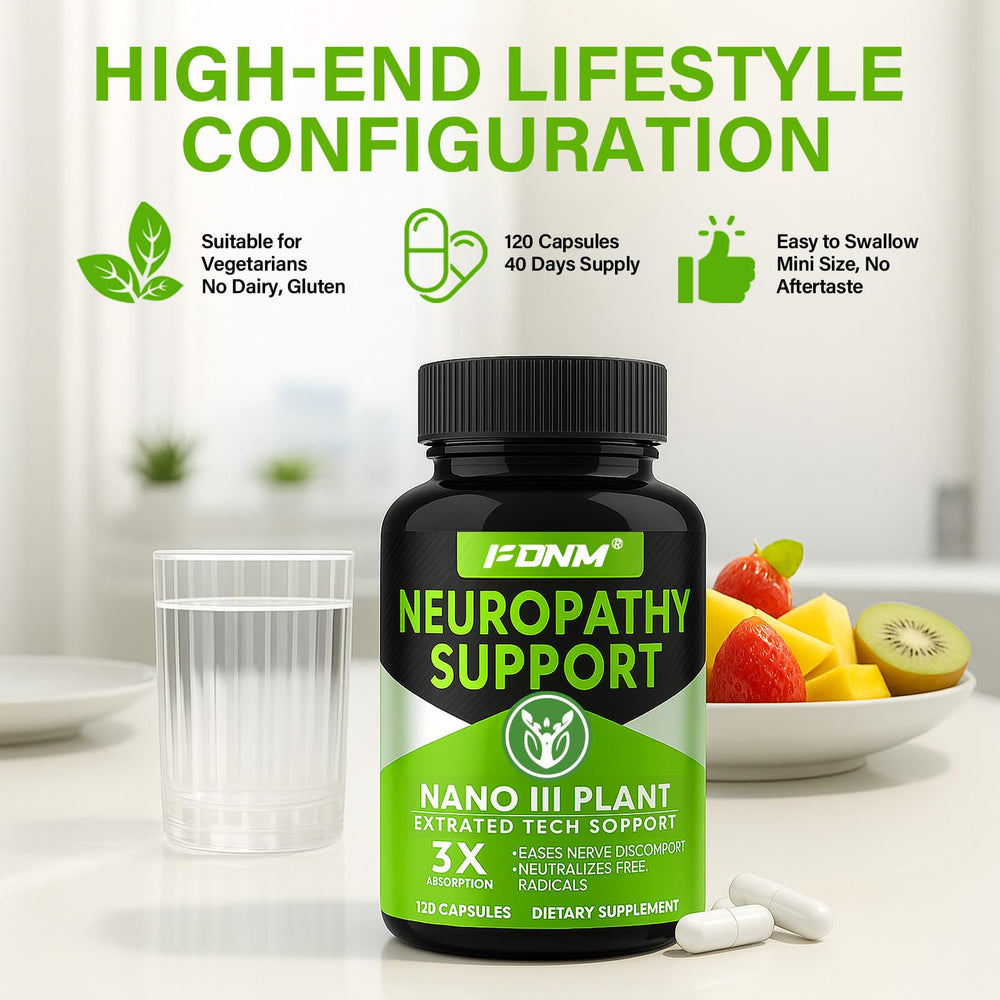 Lifestyle shot: Neuropathy relief support in daily routine