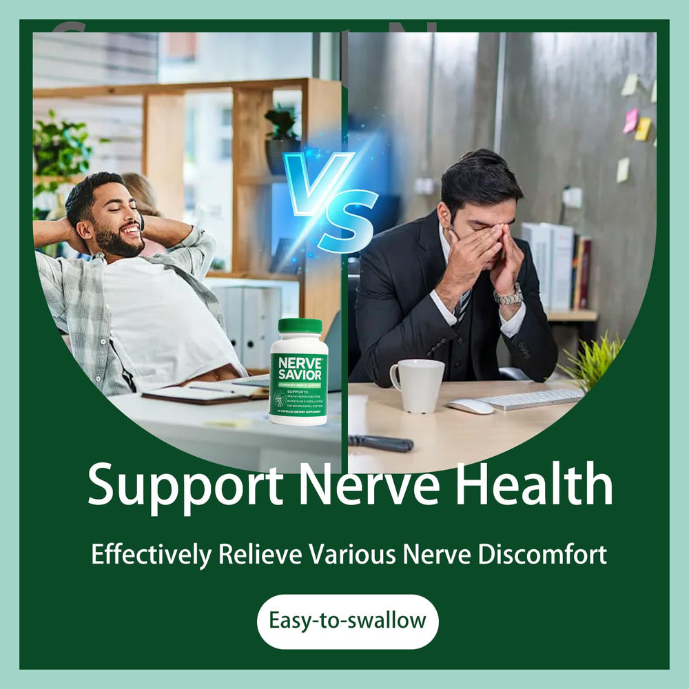 Nerve Savior packaging-label image showcases clear labeling for informed daily use.
