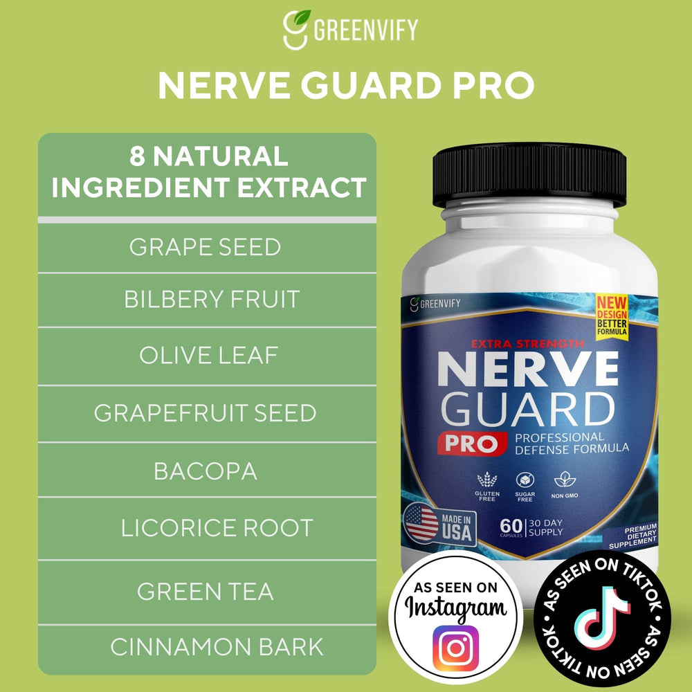 Nerve Shield Plus Pro capsules close-up for easy daily use and ongoing nerve comfort