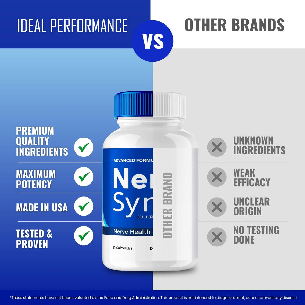Customer review graphic for Nerve Sync Capsules