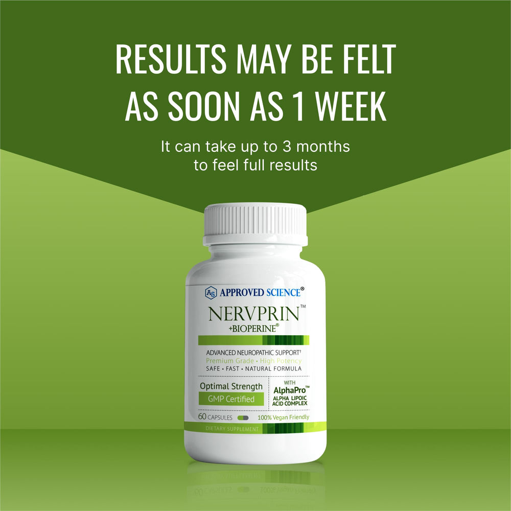 Produced in a cGMP certified USA facility; vegan, cruelty-free, non-GMO Nervprin