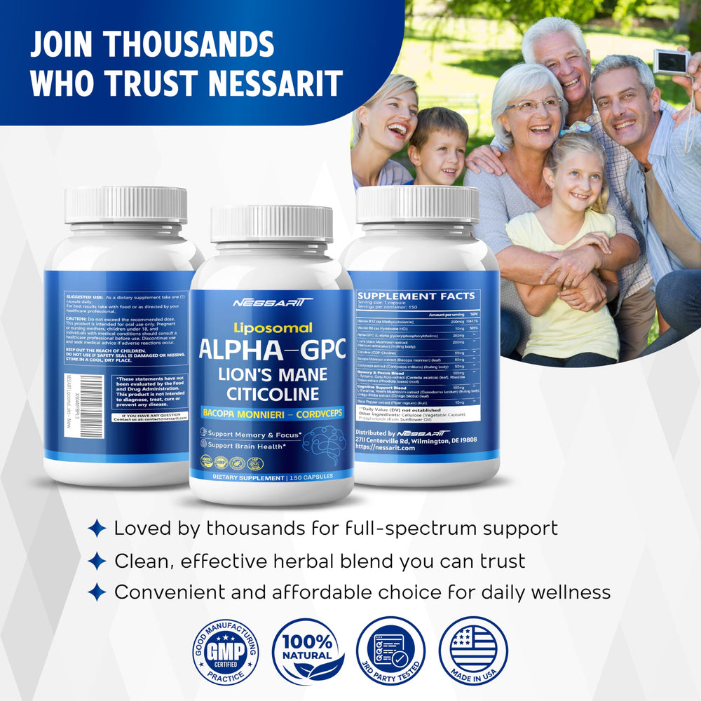 Nessarit bottle front label and packaging