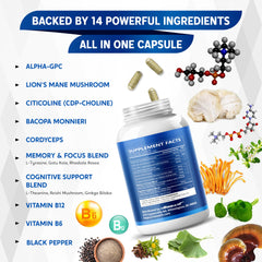 Lion's Mane mushroom with Nessarit capsules