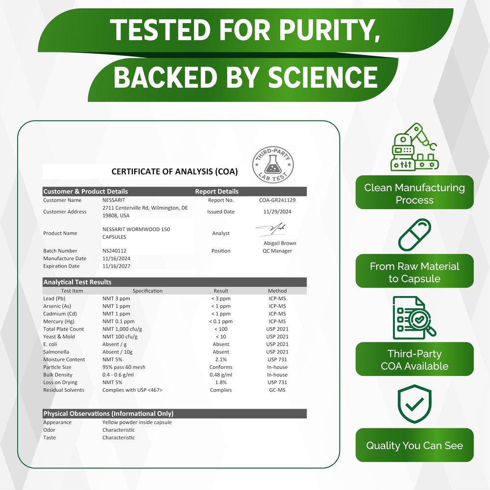 GMP-certified safety and quality testing facility