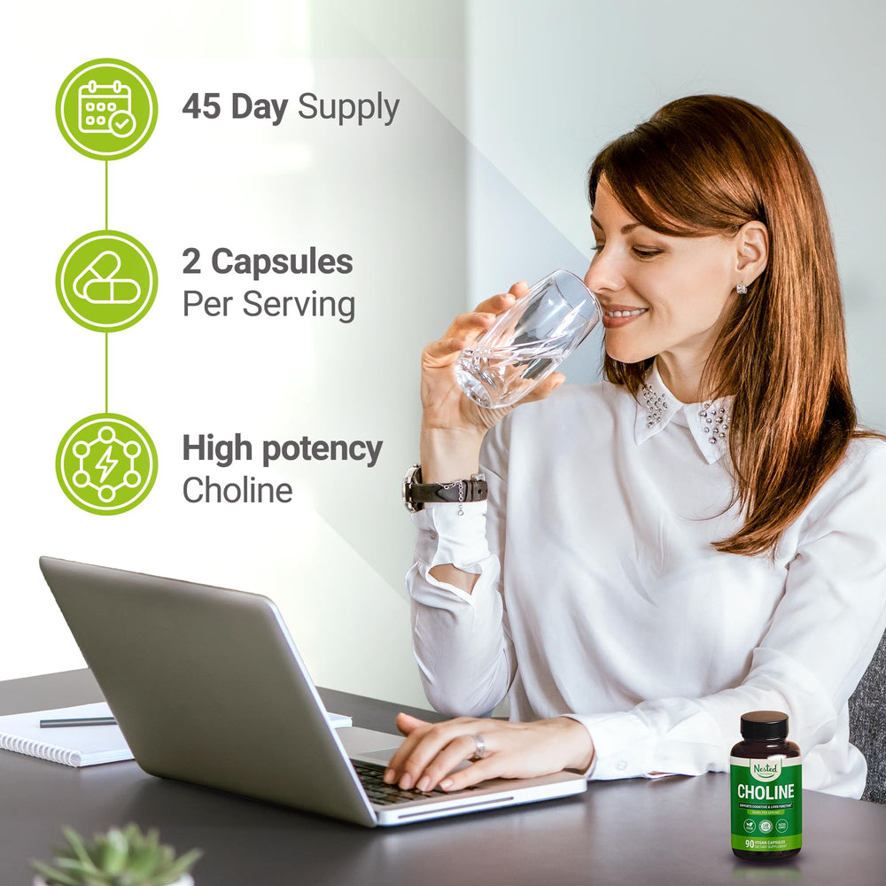 Brain and liver health icons representing cognitive and liver support