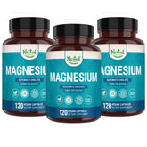 Nested Naturals Magnesium Glycinate Chelate 200 mg - 3-pack vegan capsules