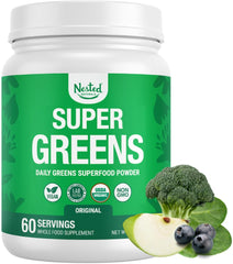 Hero image of Nested Naturals Super Greens Original flavor 60 servings