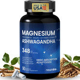 Neumina Magnesium Ashwagandha Complex bottle on white background