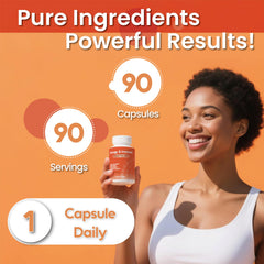 Non-GMO, gluten-free, soy-free product features