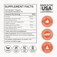 NEUMINA vegan capsules with seal indicates Non-GMO and allergen-free formulation