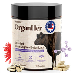 NEUNEST bottle front view showing label and supplement name for clear product identification