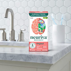 NEURIVA Original morning study session setup with capsules.