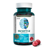 Front view of Neuriva Plus Strawberry Gummies bottle