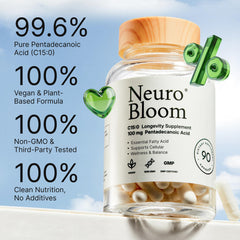 Certifications: vegan, non-GMO, third-party tested for Neuro Bloom