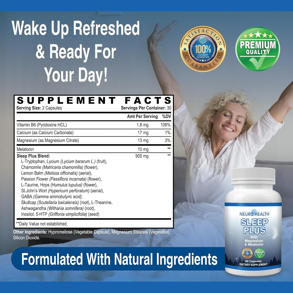 Sleep Plus capsules close-up