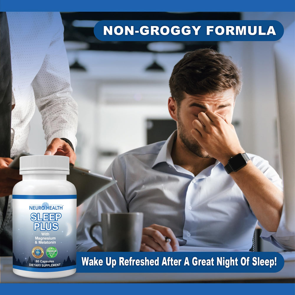 Packaging: box and bottle of Neuro Health Sleep Plus