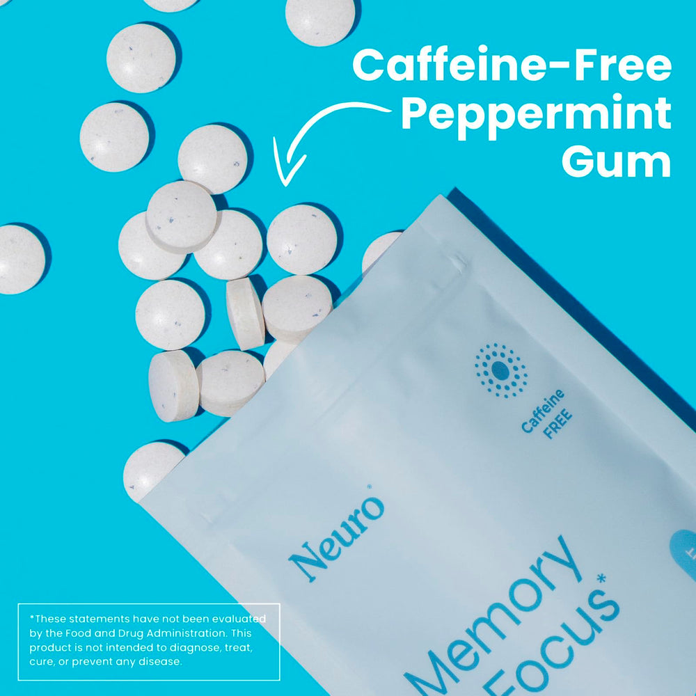 Peppermint flavor Neuro Memory and Focus Gum