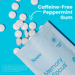 Peppermint flavor Neuro Memory and Focus Gum