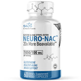Neuro NAC bottle with NACET label on a white background