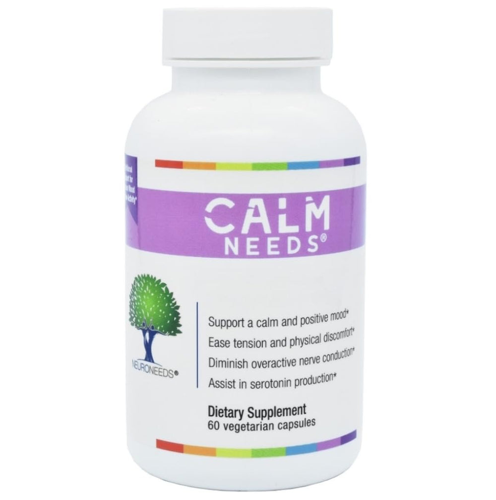 CalmNeeds by Neuro Needs bottle and packaging for calm mood support