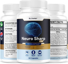 Neuro Sharp Pro ingredients and nutrition facts panel