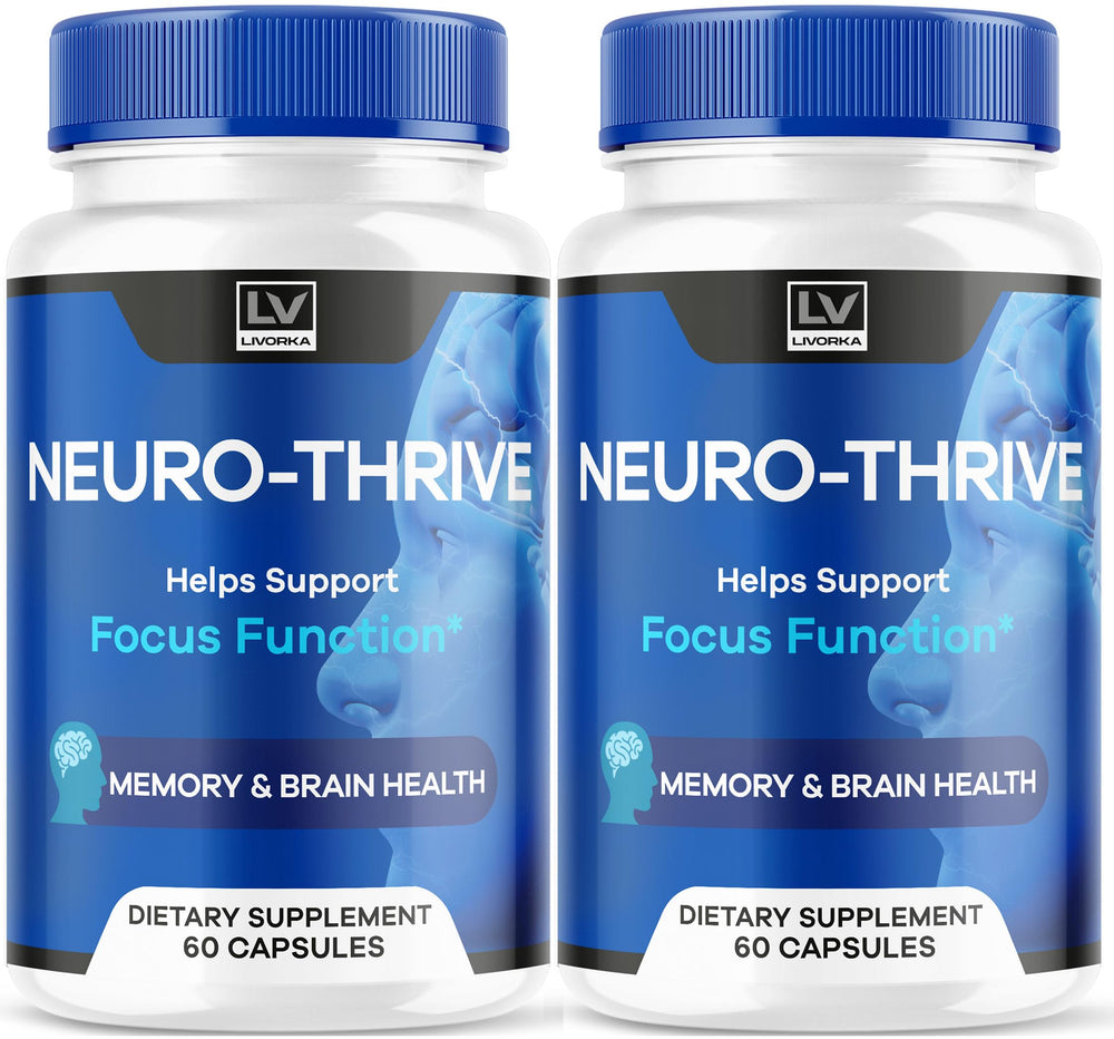 Two-pack Neuro Thrive Brain bottles