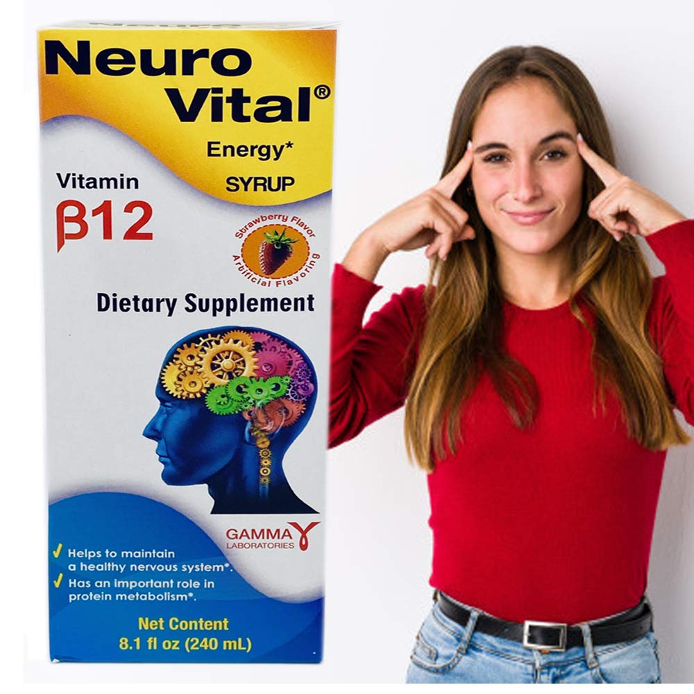Serving size and dosage information for Neuro Vital B12 Energy Syrup