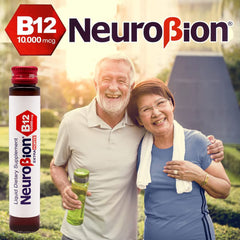 Boxed Neurobion vials showing 10 vials per box