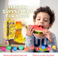 Side view of the Neurobion Kids B Complex Liquid bottle