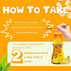 Pouring Neurobion Kids B Complex Liquid