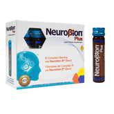 Neurobion Plus Liquid B Complex packaging with 10 vials