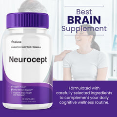 Neurocept Capsules spilled on white surface