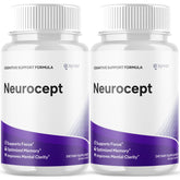 Neurocept capsules bottle on white background