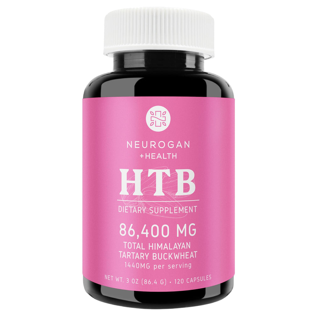 Front label of Neurogan Himalayan Tartary Buckwheat HTB capsules