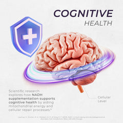 Neurogan NADH GMP facility badge underscores high-quality manufacturing.