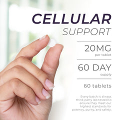 Neurogan NADH tablets ingredients panel signals purity for mindful supplementation.