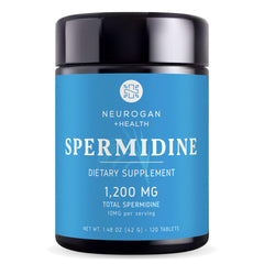 Bottle of Neurogan Spermidine 1200mg supplement