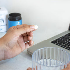 Side view of Neurogan Spermidine bottle on white background