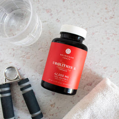 Capsules in packaging showing Neurogan Urolithin A product