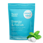 Front view of NeuroGum Energy Caffeine Mints in peppermint flavor