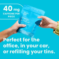 NeuroGum on-the-go pack, portable energy for busy mornings.