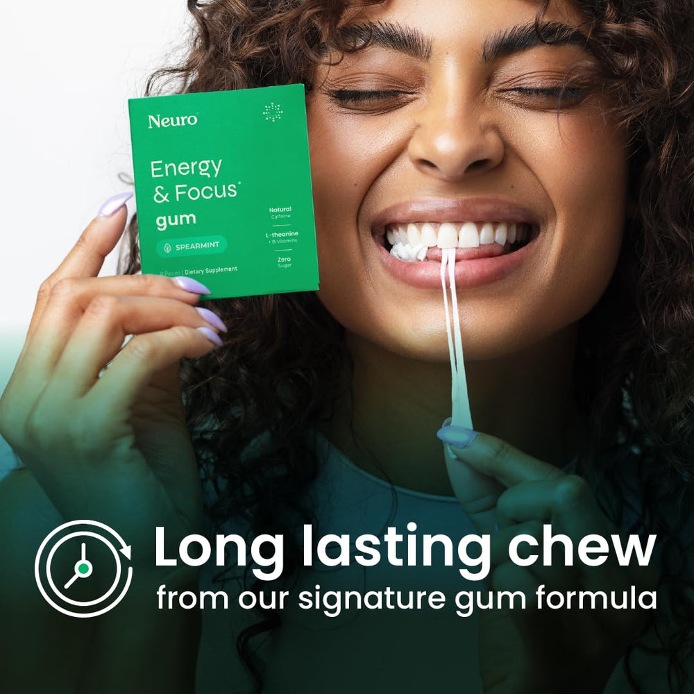 NeuroGum on-the-go pocket-sized packaging for travel