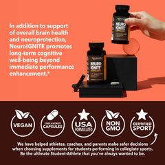 NeuroIGNITE packaging and bottle on display