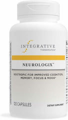 Front view of Integrative Therapeutics Neurologix bottle and packaging