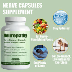 Easy-to-take two-capsule serving for nerve support