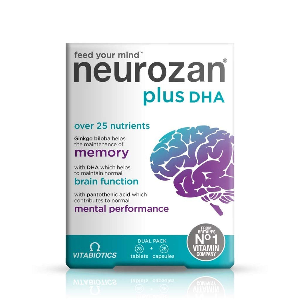 Neurozan Vitabiotics Plus 56 Capsules bottle – front view